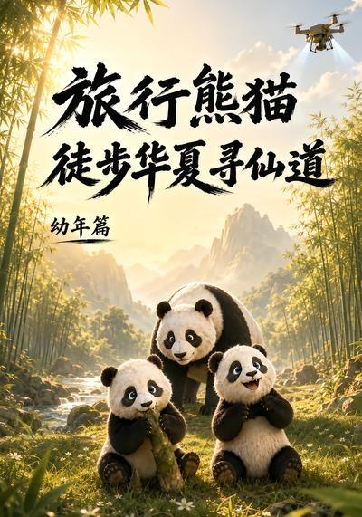 旅行熊猫：徒步华夏寻仙道幼年篇(全集)